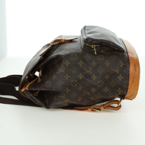 LOUIS VUITTON Monogram Montsouris GM Rucksack M51135 LV Auth BAZ774A