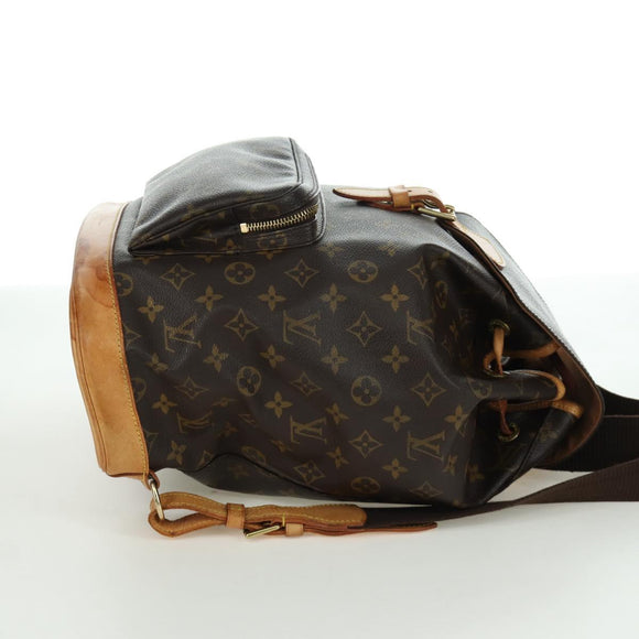 LOUIS VUITTON Monogram Montsouris GM Rucksack M51135 LV Auth BAZ774A
