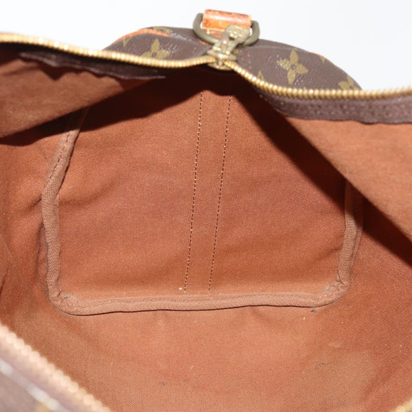 LOUIS VUITTON Monogram Keepall Bandouliere 45 Boston Bag M41418 LV Auth BAZ776