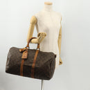 LOUIS VUITTON Monogram Keepall Bandouliere 45 Boston Bag M41418 LV Auth BAZ776-22