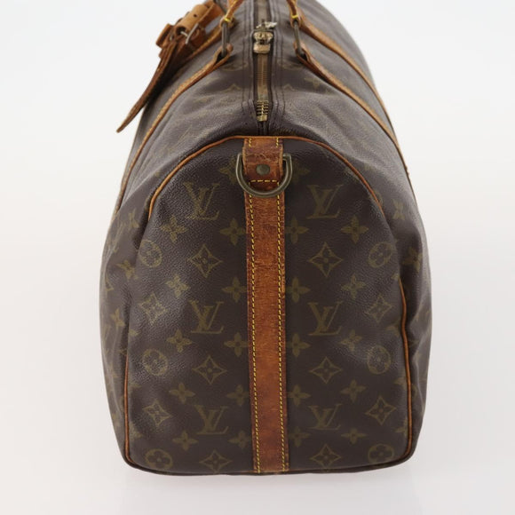 LOUIS VUITTON Monogram Keepall Bandouliere 45 Boston Bag M41418 LV Auth BAZ776