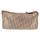 Christian Dior Trotter Romantic Chain Shoulder Bag PVC Beige Silver Auth BAZ781-2