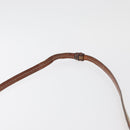 Christian Dior Trotter Romantic Chain Shoulder Bag PVC Beige Silver Auth BAZ781-8