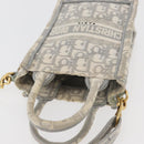Christian Dior Trotter Canvas Book Tote Vertical Bag Mini Bag 2way Auth BAZ782A-6