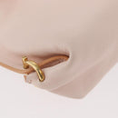 Salvatore Ferragamo Gancini Handtas Leer 2-weg Roze Goud Auth BAZ784A-17