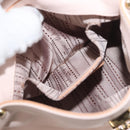 Salvatore Ferragamo Gancini Handtas Leer 2-weg Roze Goud Auth BAZ784A-23