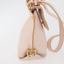 Salvatore Ferragamo Gancini Handtas Leer 2-weg Roze Goud Auth BAZ784A-4