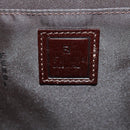 FENDI Zucca Canvas Shoulder Bag Black Brown gold Auth BAZ787V-19