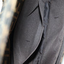 FENDI Zucca Canvas Shoulder Bag Black Brown gold Auth BAZ787V-23
