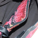 FENDI Zucchino Canvas Tote Bag Red Gold Auth BAZ791SAM-11