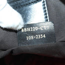 FENDI Zucchino Canvas Tote Bag Red Gold Auth BAZ791SAM-12