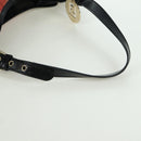FENDI Zucchino Canvas Tote Bag Red Gold Auth BAZ791SAM-7