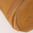CELINE Shoulder Bag Leather Beige Auth BAZ792-15