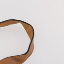 CELINE Shoulder Bag Leather Beige Auth BAZ792-8