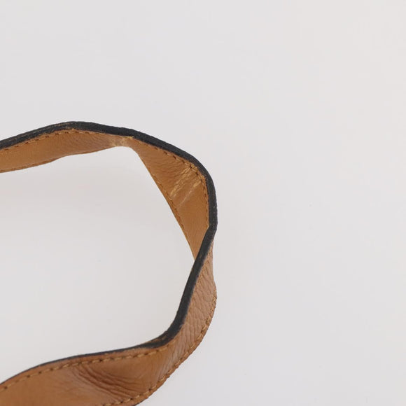 CELINE Shoulder Bag Leather Beige Auth BAZ792