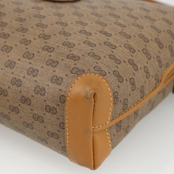 GUCCI Micro GG Supreme Shoulder Bag PVC Beige Gold 007 115 0093 Auth BAZ805