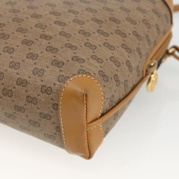 GUCCI Micro GG Supreme Shoulder Bag PVC Beige Gold 007 115 0093 Auth BAZ805