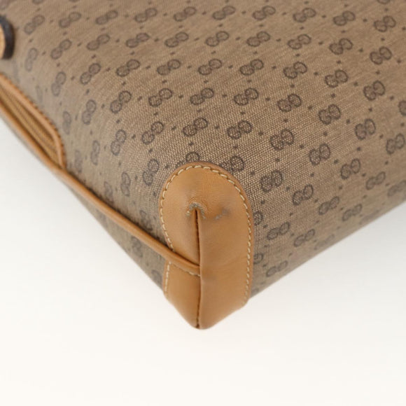 GUCCI Micro GG Supreme Shoulder Bag PVC Beige Gold 007 115 0093 Auth BAZ805