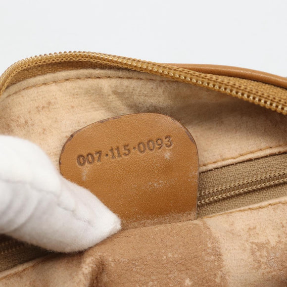 GUCCI Micro GG Supreme Shoulder Bag PVC Beige Gold 007 115 0093 Auth BAZ805