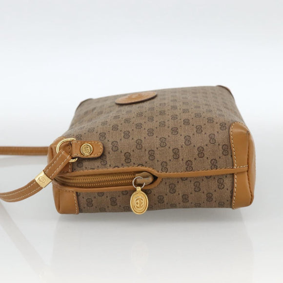 GUCCI Micro GG Supreme Shoulder Bag PVC Beige Gold 007 115 0093 Auth BAZ805