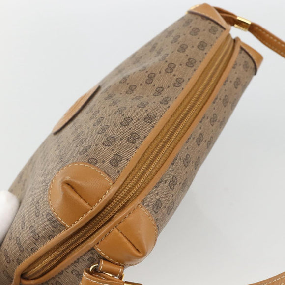 GUCCI Micro GG Supreme Shoulder Bag PVC Beige Gold 007 115 0093 Auth BAZ805