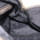 GUCCI Histeria Tote Bag Leather Silver 197019 Auth BAZ809-20