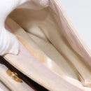 CHANEL Hand Bag Suede Pink Gold CC Auth BAZ810A-24