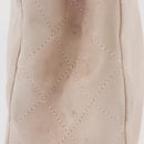 CHANEL Hand Bag Suede Pink Gold CC Auth BAZ810A-4