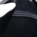 CHANEL Bicolore Shoulder Bag Patent leather Black Silver CC Auth BAZ811A-19
