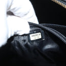 CHANEL Bicolore Shoulder Bag Patent leather Black Silver CC Auth BAZ811A-11