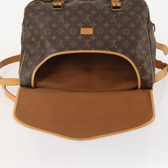 LOUIS VUITTON Monogram Saumur 43 Shoulder Bag M42252 LV Auth BAZ815A