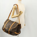 LOUIS VUITTON Monogram Saumur 43 Shoulder Bag M42252 LV Auth BAZ815A-27
