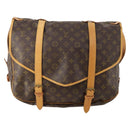 LOUIS VUITTON Monogram Saumur 43 Shoulder Bag M42252 LV Auth BAZ815A-13