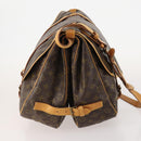 LOUIS VUITTON Monogram Saumur 43 Shoulder Bag M42252 LV Auth BAZ815A-4
