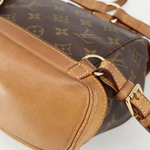 LOUIS VUITTON Monogram Montsouris PM Rugzak M51137 LV Auth BAZ816A
