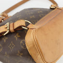 LOUIS VUITTON Monogram Montsouris PM Rugzak M51137 LV Auth BAZ816A-10