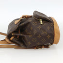 LOUIS VUITTON Monogram Montsouris PM Rugzak M51137 LV Auth BAZ816A-3