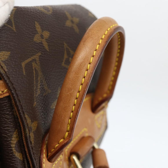LOUIS VUITTON Monogram Montsouris PM Rugzak M51137 LV Auth BAZ816A