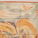 HERMES Carre 90 Scarf ""Feux du Ciel"" Silk Orange Auth BAZ823V-17