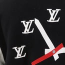 LOUIS VUITTON Puppet Baseball Jacket Wool Black 1A8PML LV Auth BAZ826SM-11
