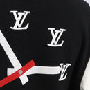 LOUIS VUITTON Puppet Baseball Jacket Wool Black 1A8PML LV Auth BAZ826SM-12