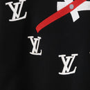 LOUIS VUITTON Puppet Baseball Jacket Wool Black 1A8PML LV Auth BAZ826SM-13