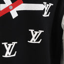 LOUIS VUITTON Puppet Baseball Jacket Wool Black 1A8PML LV Auth BAZ826SM-14