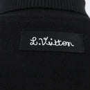 LOUIS VUITTON Puppet Baseball Jacket Wool Black 1A8PML LV Auth BAZ826SM-15