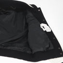 LOUIS VUITTON Puppet Baseball Jacket Wool Black 1A8PML LV Auth BAZ826SM-21