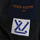 LOUIS VUITTON Puppet Baseball Jacket Wool Black 1A8PML LV Auth BAZ826SM-22