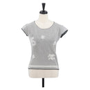 CHANEL COCO Mark Cut And Sew Cotton Black White P23429V13551 CC Auth BAZ828M-1