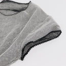 CHANEL COCO Mark Cut And Sew Cotton Black White P23429V13551 CC Auth BAZ828M-7