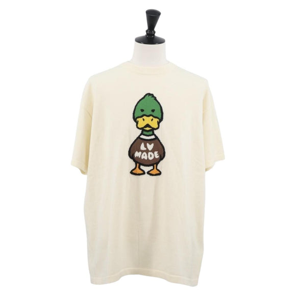 LOUIS VUITTON NIGO Intarsia Jacquard Duck Knit Cotton RM221M LV Auth BAZ829SAM
