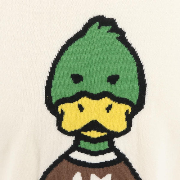 LOUIS VUITTON NIGO Intarsia Jacquard Duck Knit Cotton RM221M LV Auth BAZ829SAM